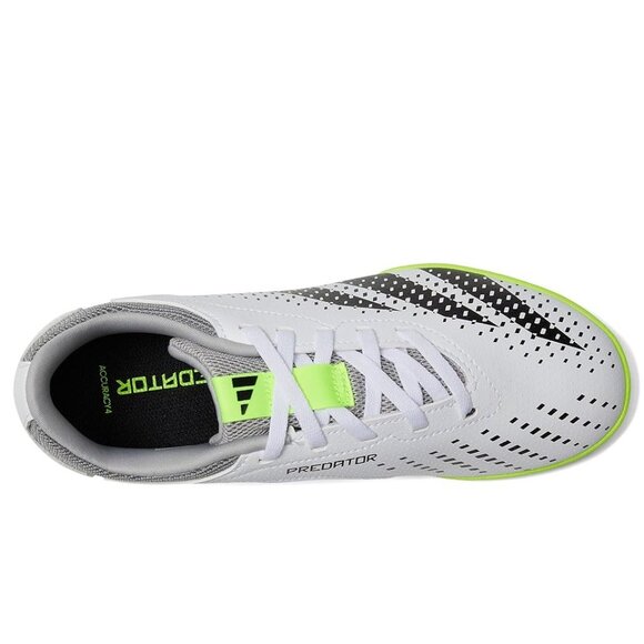 Adidas Predator Accuracy.4 IN Sala White/Black/Lucid Lemon 5.5Y NWB MSRP $70 - Picture 5 of 6